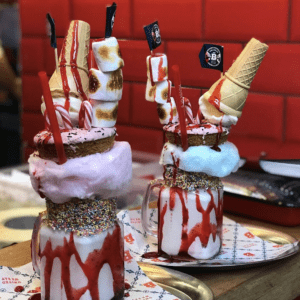 آيسكريم في مطعم هاوس اوف بي House of B